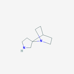 Spiro[1-azabicyclo[2.2.1]heptane-7,3'-pyrrolidine]