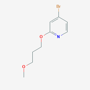 molecular formula C9H12BrNO2 B1630267 4-Bromo-2-(3-methoxypropoxy)pyridine CAS No. 865156-55-4