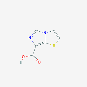 molecular formula C6H4N2O2S B1630278 Imidazo[5,1-B]thiazole-7-carboxylic acid CAS No. 211033-78-2