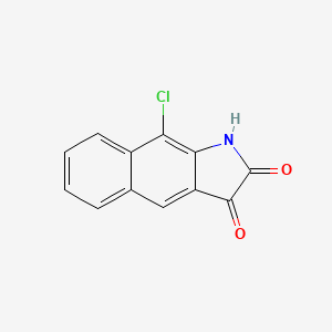 molecular formula C12H6ClNO2 B1630279 9-Chloro-1H-benzo[F]indole-2,3-dione CAS No. 93776-83-1