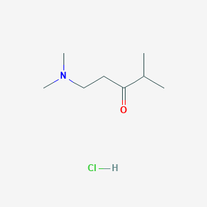 molecular formula C8H18ClNO B1630283 1-(Dimethylamino)-4-methyl-3-pentanone hydrochloride CAS No. 25287-61-0