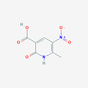 molecular formula C7H6N2O5 B1630291 6-Methyl-5-nitro-2-oxo-1,2-dihydropyridine-3-carboxylic acid CAS No. 89795-73-3