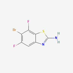 2-Amino-6-bromo-5,7-difluorobenzothiazole