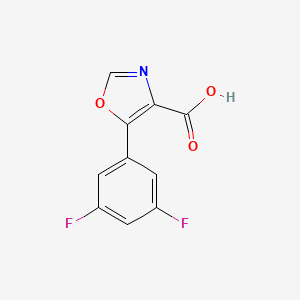 molecular formula C10H5F2NO3 B1630297 5-(3,5-Difluorophenyl)-1,3-oxazole-4-carboxylic acid CAS No. 887267-63-2