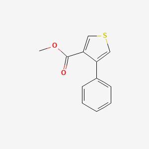 molecular formula C12H10O2S B1630301 4-苯基噻吩-3-甲酸甲酯 CAS No. 38695-71-5