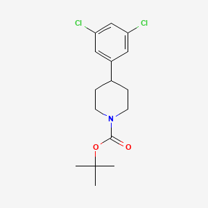molecular formula C16H21Cl2NO2 B1630305 N-Boc-4-(3,5-Dichlorophenyl)piperidine CAS No. 959246-49-2
