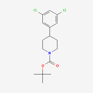 molecular formula C16H21Cl2NO2 B1630305 tert-Butyl 4-(3,5-dichlorophenyl)piperidine-1-carboxylate CAS No. 959246-49-2