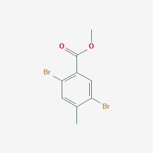 molecular formula C9H8Br2O2 B1630307 Methyl 2,5-dibromo-4-methylbenzoate CAS No. 245549-92-2