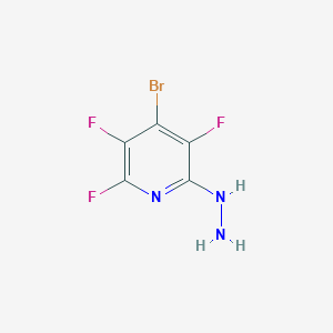 B1630309 4-Bromo-2,3,5-trifluoro-6-hydrazinopyridine CAS No. 65717-66-0
