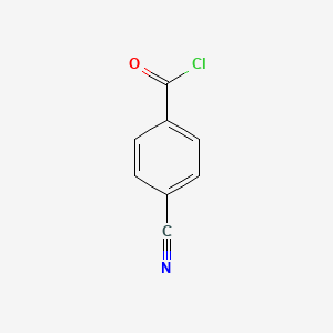 molecular formula C8H4ClNO B1630317 4-Cyanobenzoyl chloride CAS No. 6068-72-0