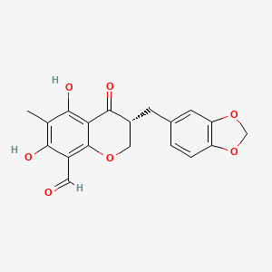 molecular formula C19H16O7 B1630322 皂角苷C 