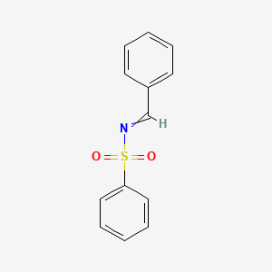 molecular formula C13H11NO2S B1630327 Benzenesulfonamide, N-(phenylmethylene)- CAS No. 13909-34-7