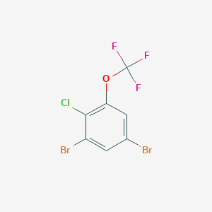 B1630335 1,5-Dibromo-2-chloro-3-(trifluoromethoxy)benzene CAS No. 1000578-24-4