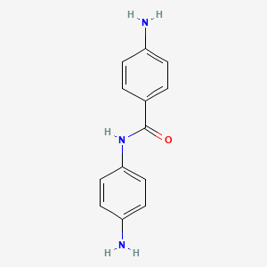 molecular formula C13H13N3O B1630359 4,4'-二氨基苯甲酰苯胺 CAS No. 785-30-8