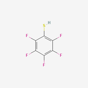 molecular formula C6HF5S B1630374 Pentafluorothiophenol CAS No. 771-62-0