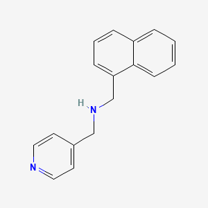 molecular formula C17H16N2 B1630376 Naphthalen-1-ylmethyl-pyridin-4-ylmethyl-amine 