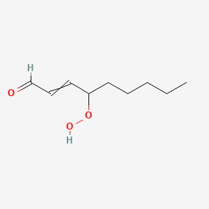 molecular formula C9H16O3 B1630383 4-Hydroperoxynon-2-enal 