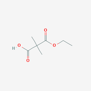 B1630402 3-Ethoxy-2,2-dimethyl-3-oxopropanoic acid CAS No. 5471-77-2
