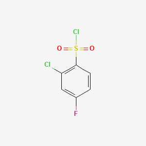 molecular formula C6H3Cl2FO2S B1630406 2-Chloro-4-fluorobenzenesulfonyl chloride CAS No. 85958-57-2