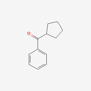 molecular formula C12H14O B1630411 Cyclopentyl phenyl ketone CAS No. 5422-88-8