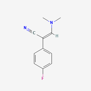 3-(Dimethylamino)-2-(4-fluorophenyl)acrylonitrile