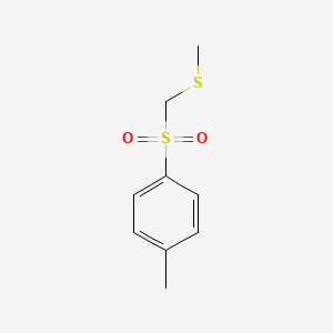 molecular formula C9H12O2S2 B1630425 Methylthiomethyl p-tolyl sulfone CAS No. 59662-65-6