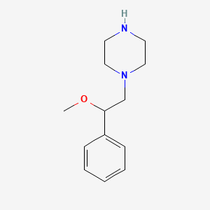molecular formula C13H20N2O B1630435 1-(2-Methoxy-2-phenylethyl)piperazine CAS No. 6722-54-9