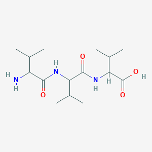 molecular formula C15H29N3O4 B1630448 H-Val-Val-Val-OH CAS No. 92998-54-4