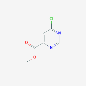 molecular formula C6H5ClN2O2 B1630455 Methyl 6-chloropyrimidine-4-carboxylate CAS No. 6627-22-1