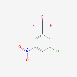 molecular formula C7H3ClF3NO2 B1630461 3-Chloro-5-nitrobenzotrifluoride CAS No. 68849-24-1