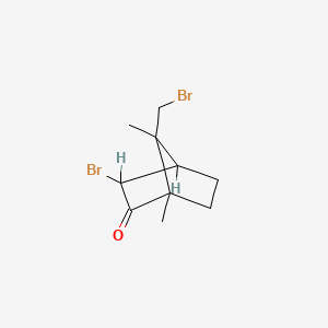molecular formula C10H14Br2O B1630465 (1R,7R)-3-bromo-7-(bromomethyl)-1,7-dimethylbicyclo[2.2.1]heptan-2-one CAS No. 10293-10-4