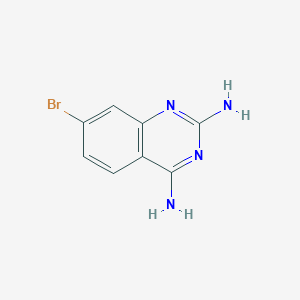 molecular formula C8H7BrN4 B163047 DHFR-IN-3 CAS No. 137553-43-6