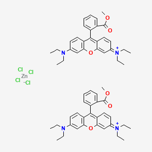 molecular formula C58H66Cl4N4O6Zn B1630472 碱性紫 11:1 CAS No. 73398-89-7