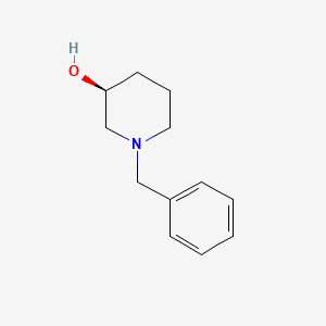molecular formula C12H17NO B1630477 (S)-1-Benzyl-3-hydroxypiperidine CAS No. 91599-79-0