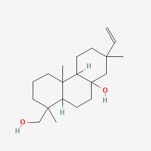 molecular formula C20H34O2 B1630479 7-Ethenyl-1-(hydroxymethyl)-1,4a,7-trimethyl-2,3,4,4b,5,6,8,9,10,10a-decahydrophenanthren-8a-ol 