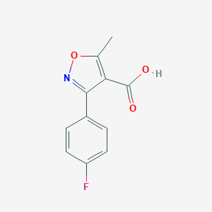 3-(4-Fluorophenyl)-5-methylisoxazole-4-carboxylic acid
