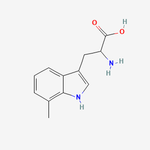 molecular formula C12H14N2O2 B1630518 7-Methyl-DL-tryptophan CAS No. 3456-73-3