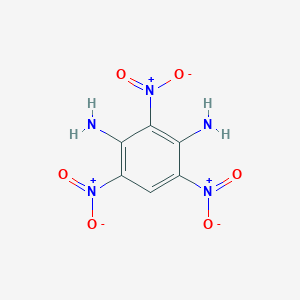 molecular formula C6H5N5O6 B163053 2,4,6-Trinitrobenzene-1,3-diamine CAS No. 1630-08-6