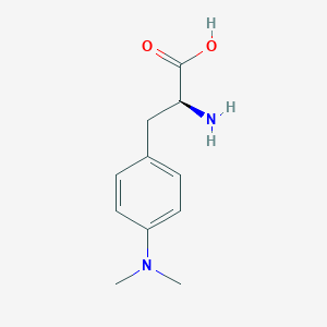 molecular formula C11H16N2O2 B163054 4'-Dimethylaminophenylalanine CAS No. 1991-95-3