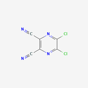 molecular formula C6Cl2N4 B1630544 5,6-Dichloro-2,3-dicyanopyrazine CAS No. 56413-95-7