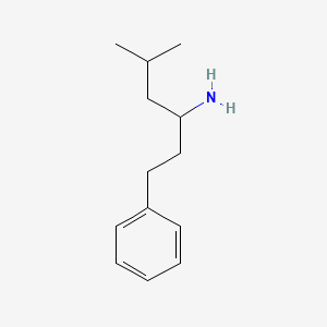 molecular formula C13H21N B1630554 3-Methyl-1-phenethylbutylamine CAS No. 6396-93-6