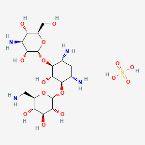 molecular formula C18H38N4O15S B1630561 Kanamycin A Sulfate CAS No. 3847-27-6