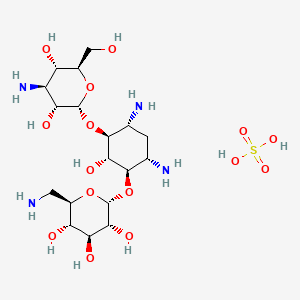 molecular formula C18H38N4O15S B1630561 Kanamycin sulfate CAS No. 3847-27-6