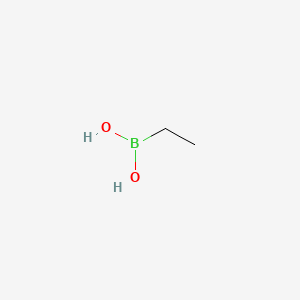 molecular formula C2H7BO2 B1630562 Ethylboronic acid CAS No. 4433-63-0
