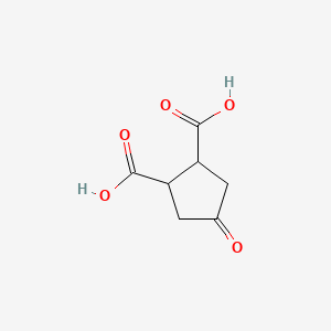 molecular formula C7H8O5 B1630569 4-Oxocyclopentane-1,2-dicarboxylic acid CAS No. 3128-18-5