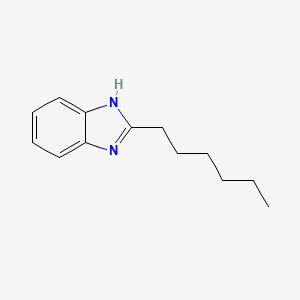 molecular formula C13H18N2 B1630583 2-Hexyl-1H-benzimidazole CAS No. 5851-48-9