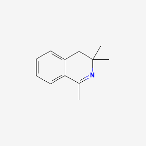 molecular formula C12H15N B1630584 1,3,3-Trimethyl-3,4-dihydroisoquinoline CAS No. 79023-51-1