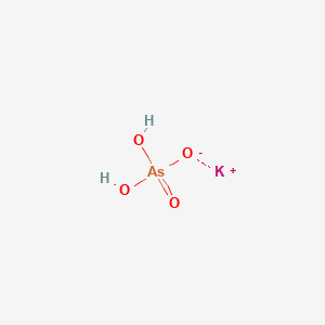 molecular formula KH2AsO4<br>AsH2KO4 B1630602 砷酸钾 CAS No. 7784-41-0