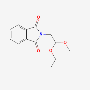 molecular formula C14H17NO4 B1630607 邻苯二甲酰亚氨基乙醛二乙基缩醛 CAS No. 78902-09-7