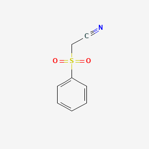 molecular formula C8H7NO2S B1630616 (Phenylsulfonyl)acetonitrile CAS No. 7605-28-9